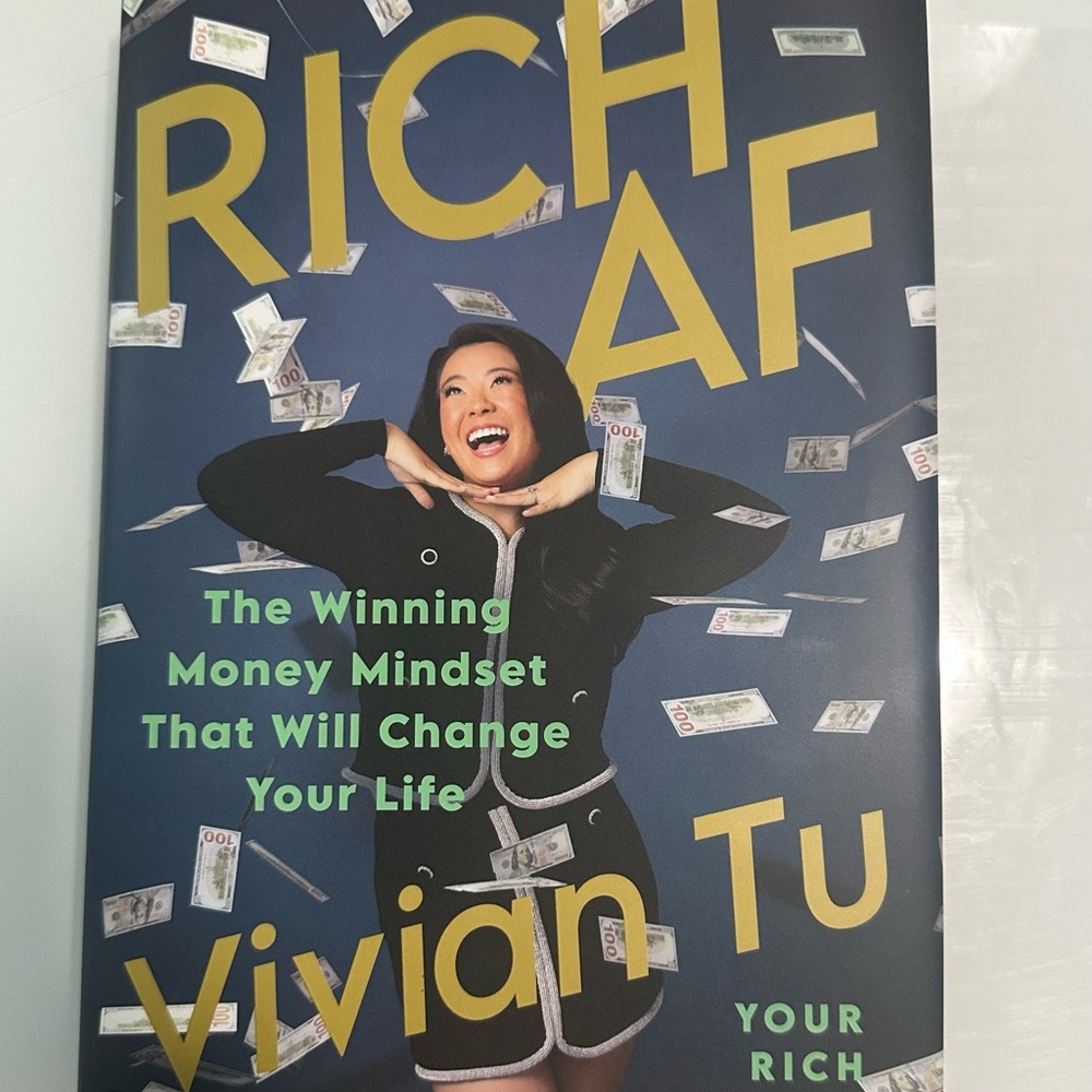 Rich AF by Vivian Tu - The Winning Money Mindset (Hardcover BOOK)